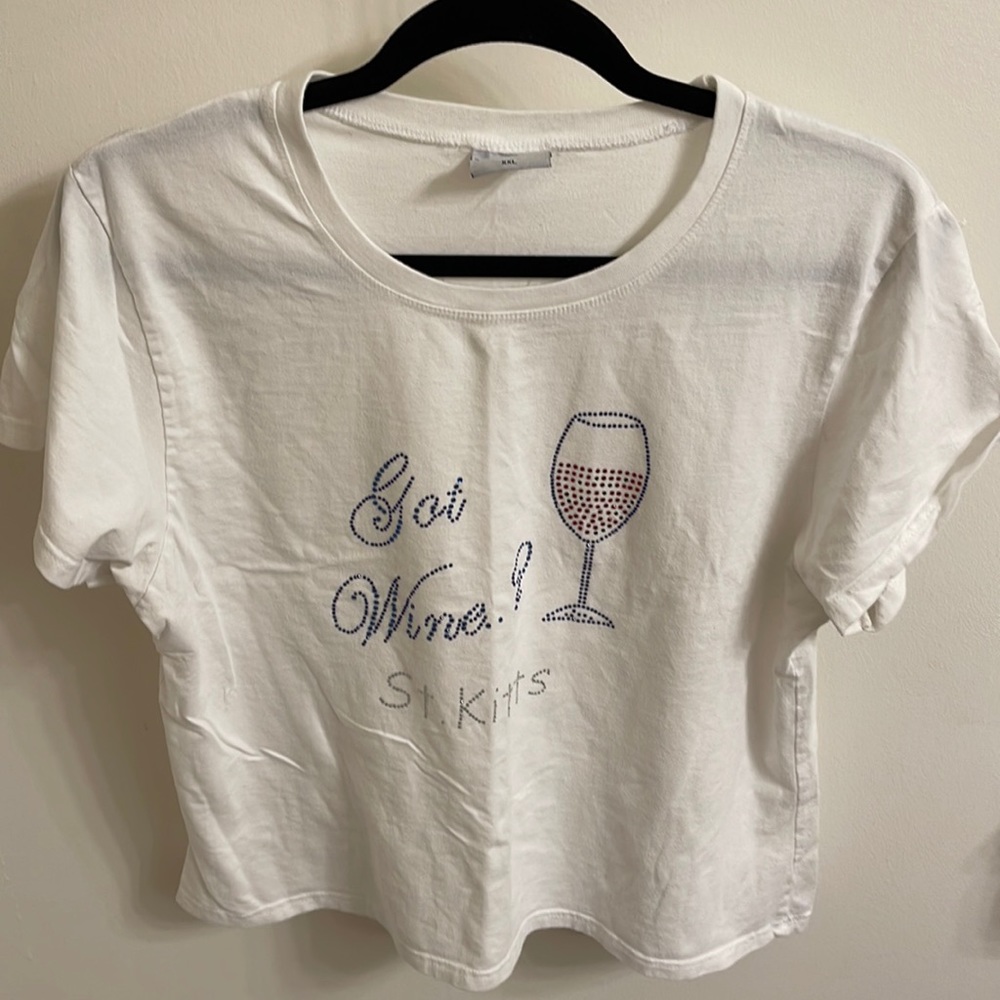 Kool Cottons T-shirt Size XXL Color White Blue Red